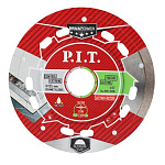 Диск алмазный отрезной ультратонкий P.I.T. DRUA ACTW11-0125B (125х22,2х1,1мм,сухой/мокрый рез)						