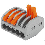 Клеммник 5х(0,08-4) WAGO 222-415