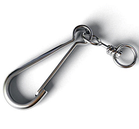 Карабин с вертлюгом 50мм 