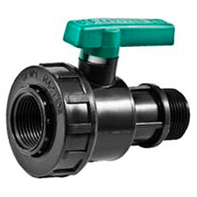 Кран шаровый 1 1/4"-1" г/ш ПЭ