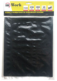 Бумага нажд. inWork в листах 230х280мм Р800 (10шт)