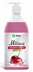 Крем-мыло жидкое GRASS Milana Спелая черешня 1кг