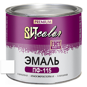 Эмаль белая ПФ 115 ГОСТ ВИТ color/ВИТ колор  1,8 кг.