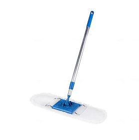 Швабра для пола с насадкой из микрофибры MopM7 (алюм. телескоп. ручка)