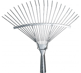 Грабли веерные проволочные оцинкованные 22 зубые