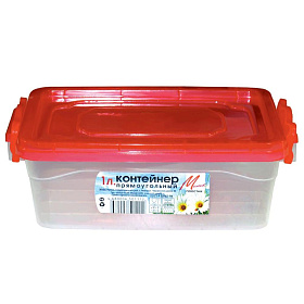 Контейнер д/пищевых продуктов прямоугол. 1,0л.
