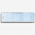 Экран д/ванны цветной пластик 1,7 м св.-гол. мрамор 16