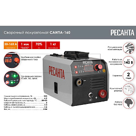 Сварочный полуавтомат САИПА-160 Ресанта