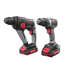 Набор инструментов аккум. P.I.T. P0002-02 (перфоратор PBH20H-18A, дрель PBM20H-10B)										