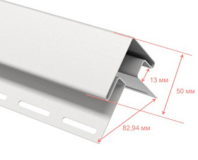 Угол наружный 50 ТН жасмин 3м