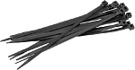 Хомуты нейлоновые 2,5х200 мм. (100шт) для проводов черн.