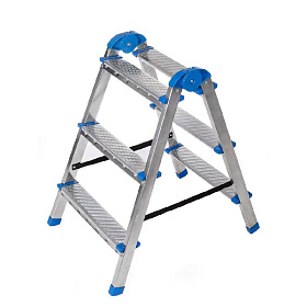 Стремянка двухсторонняя стальная (3х3) гальваническое покрытие