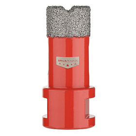 Коронка алмазная по керамограниту P.I.T. AMAS18-0018 (18 мм, M14, сухое/мокрое св., вакуум. пайка)		