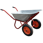 Тачка строительная двухколесная 110л пневмоколесо 3,25/8 Б