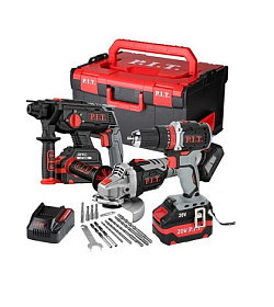 Перфоратор SDS-Plus аккум. бесщеточный P.I.T. PBH20H-22B SOLO (20В, 1,8Дж, 3реж, Ø22мм, коробка)